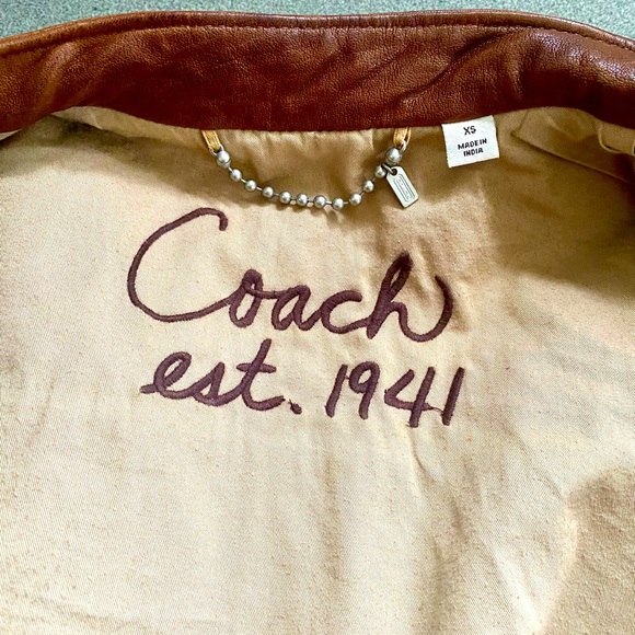Coach Leather Jacket and Purse - Picture 7 of 13